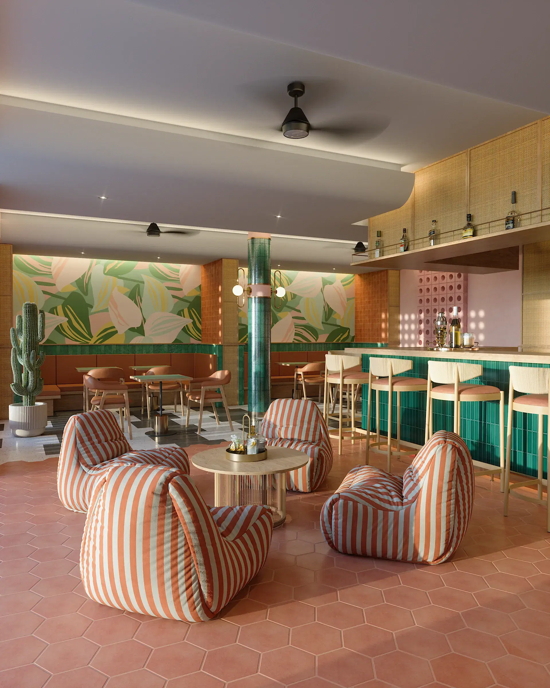 Luxury pool facility